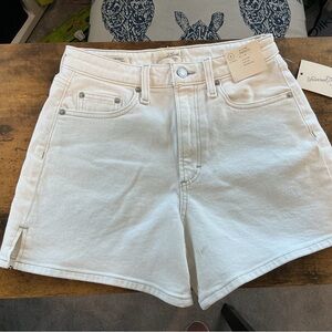 Universal Thread Off-White Denim Shorts